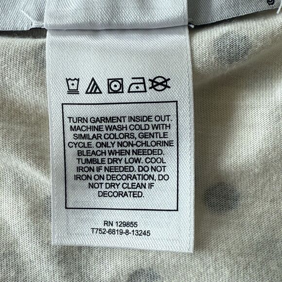 Disney Parks Minnie Mouse Bow Top Women's Approx Large White Black Polka Dots - Picture 5 of 7